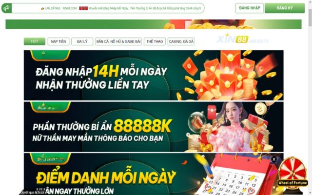 Những hoạt động ưu đãi hoành tráng nhất tại XIN88